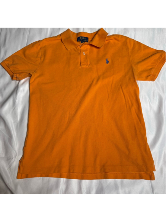 Polo Ralph Lauren Other - Boys Polo Ralph Lauren Orange Polo Shirt with Blue Logo L 14/16